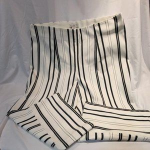 Women's CATO Wide Leg dress pants! Size 20W. White with black stripes
